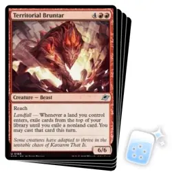 TERRITORIAL BRUNTAR X4 Edge Of Eternities EOE Magic MTG MINT CARD - Image 1