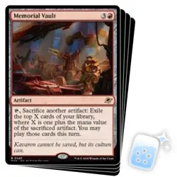 MEMORIAL VAULT X4 Edge Of Eternities EOE Magic MTG MINT CARD - Image 1