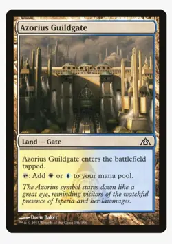 Azorius Guildgate #237 RTR Magic Land Card in Protective Sleeve - Image 1