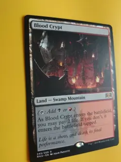 Blood Crypt. RNA rare land swamp mountain Magic the Gathering Card. - Image 3