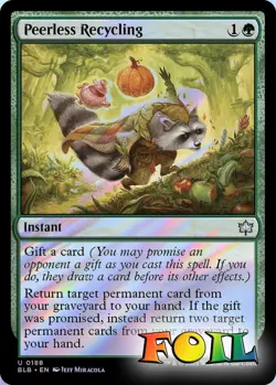 Peerless Recycling 0188 MTG Bloomburrow Uncommon NP Foil - Image 1