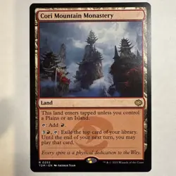 x1 Cori Mountain Monastery - R MTG Tarkir: Dragonstorm M/NM, English - Image 1
