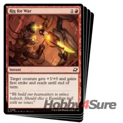 Rig For War X4 M/NM Magic: The Gathering MTG Edge Of Eternities - Image 1