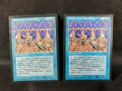 2x Vodalian War Machine MtG Fallen Empires Magic The Gathering See Pics NM - Image 1