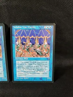 2x Vodalian War Machine MtG Fallen Empires Magic The Gathering See Pics NM - Image 3