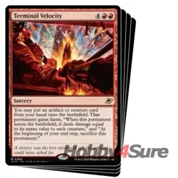 Terminal Velocity X4 M/NM Magic: The Gathering MTG Edge Of Eternities - Image 1