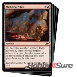 Memorial Vault X4 M/NM Magic: The Gathering MTG Edge Of Eternities - Image 1