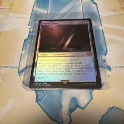 MTG Final Fantasy Buster Sword Regular Foil English Play - Image 1