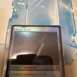 MTG Final Fantasy Buster Sword Regular Foil English Play - Image 3