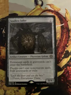 1x Soulless Jailer MTG Phyrexia: All Will Be One Rare Nonfoil NM - Image 1