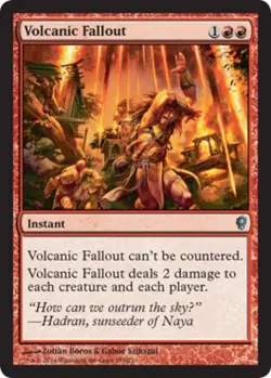 Volcanic Fallout - Medium Play MTG Conspiracy - Image 1