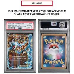 PSA 10 M Charizard EX 089/080 089/080 XY2 UR 1st ED 2014 Pokemon Japanese Set - Image 5