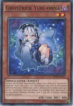 Yugioh Ghostrick Yuki-Onna MP14-EN141 Common 1st Edition NM - Image 1