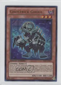 Ghostrick Ghoul YuGiOh Shadow Specters Limited Edition Promo #SHSP-ENSP1 e2e - Image 1
