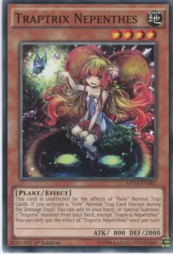 Yugioh Traptrix Nepenthes MP14-EN087 Common 1st Edition NM x3 Play Set - Image 1