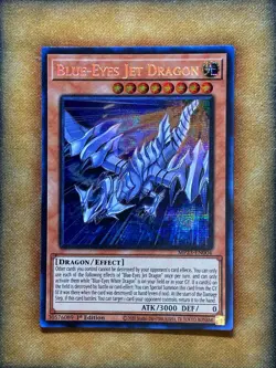 Yugioh Blue-Eyes Jet Dragon MP23-EN004 Secret Rare 1st Ed NM - Image 1