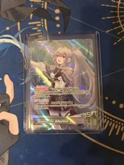 Hololive OCG Nanashi Mumei hBP01-002 OSR EN English Blooming Radiance Card - Image 1