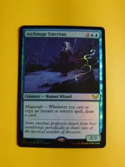 Archmage Emeritus. FOIL STX promo wizard Magic the Gathering Card. - Image 3