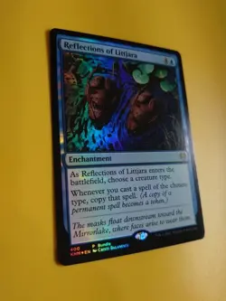 Reflections of Littjara. FOIL KHM Enchantment rare Magic the Gathering Card. - Image 3