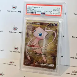 Mew EX - 205/165 - Ultra Premium Collection Promo GOLD CARD - PSA 10 - Image 1