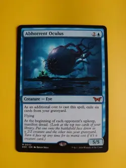 Abhorrent Oculus. DSK mythic eye. Magic the Gathering Card. - Image 1
