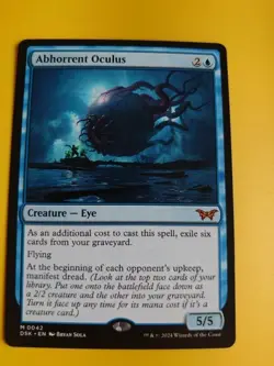 Abhorrent Oculus. DSK mythic eye. Magic the Gathering Card. - Image 2