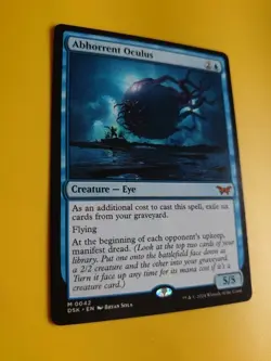 Abhorrent Oculus. DSK mythic eye. Magic the Gathering Card. - Image 3
