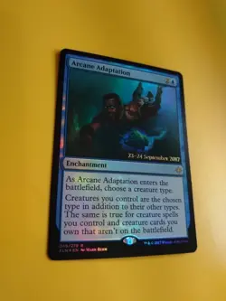 Arcane Adaption FOIL Ixalan pre release Magic the Gathering Card. - Image 3