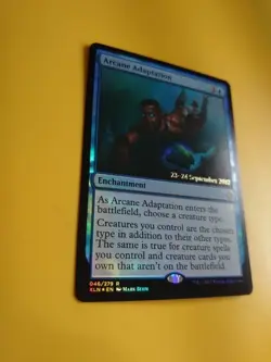 Arcane Adaption FOIL Ixalan pre release Magic the Gathering Card. - Image 4