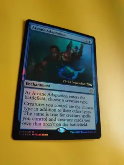 Arcane Adaption FOIL Ixalan pre release Magic the Gathering Card. - Image 5