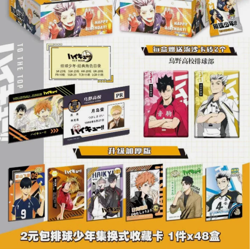 Anime Haikyuu!! Hinata Shoyo Trading Card 30 Pack Booster Box Collection Cards - Image 3