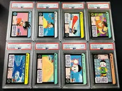 Psa9 Dragon Ball Carddass Original Remake 90 Normal Card Set Of 8 Early 1990 App - Image 1
