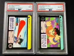 Psa9 Dragon Ball Carddass Original Remake 90 Normal Card Set Of 8 Early 1990 App - Image 4
