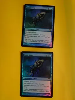 Spirit AWay x2 Avacyn Restorede Rare Aura foil Magic the Gathering 2 Card. - Image 1