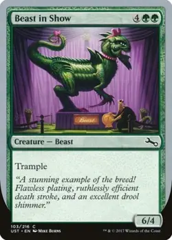 Beast in Show (A) - Light Play MTG Unstable - Image 1
