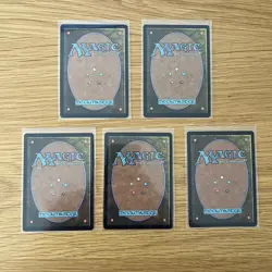 MTG Phyrexia All Will Be One Oil Slick Raised Foil Land 5 set (1 of each) - Image 2