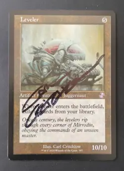 MTG Leveler Signed Carl Critchlow - Image 1