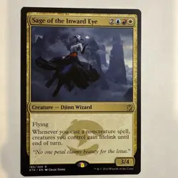 MTG Sage of the Inward Eye Khans of Tarkir 195/269 Regular Rare - Image 1