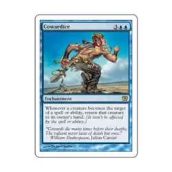 WOTC MtG 9th Ed Cowardice (R) (Foil) NM - Image 1