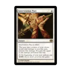 WOTC MtG Future Sight Intervention Pact (R) EX - Image 1