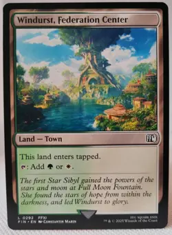 Magic MTG - Windurst, Federation Center - Final Fantasy - NMINT #0292 - Image 1