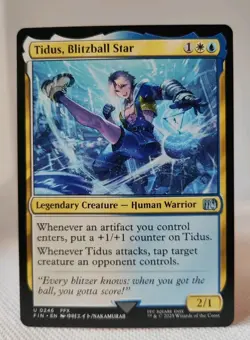 Magic MTG - Tidus, Blitzball Star - Final Fantasy - NMINT #0246 - Image 1