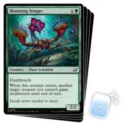 BLOOMING STINGER X4 Edge Of Eternities EOE Magic MTG MINT CARD - Image 1