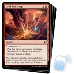 DRILL TOO DEEP X4 Edge Of Eternities EOE Magic MTG MINT CARD - Image 1