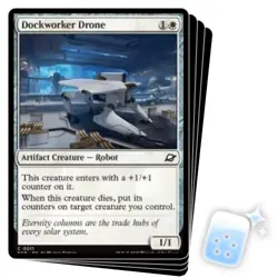 DOCKWORKER DRONE X4 Edge Of Eternities EOE Magic MTG MINT CARD - Image 1