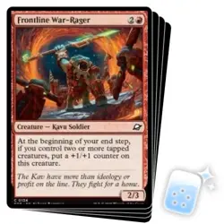 FRONTLINE WAR-RAGER X4 Edge Of Eternities EOE Magic MTG MINT CARD - Image 1