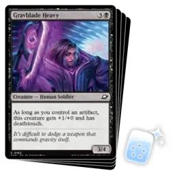 GRAVBLADE HEAVY X4 Edge Of Eternities EOE Magic MTG MINT CARD - Image 1
