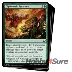 Diplomatic Relations X4 M/NM Magic: The Gathering MTG Edge Of Eternities - Image 1