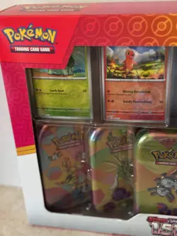 POKEMON Scarlet & Violet 151 (5-pack)Mini-Tins w/ 4 Promos-NEW ! SEALED BOX! - Image 4