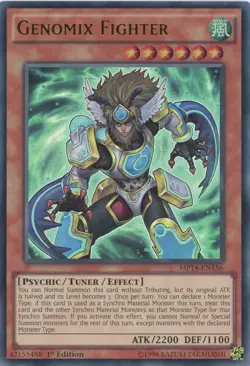 Yugioh Genomix Fighter MP14-EN156 Ultra Rare 1st NM x3 Play Set - Image 1